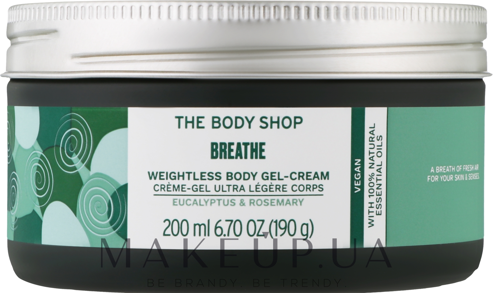 Крем-гель для тіла "Евкаліпт та розмарин". Вільне дихання - The Body Shop Breathe Weightless Body Gel-Cream — фото 200ml