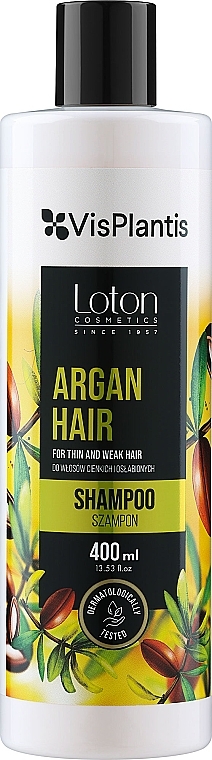 Шампунь для волосся з арганієвою олією - Vis Plantis Loton Argan Hair Shampoo — фото N1