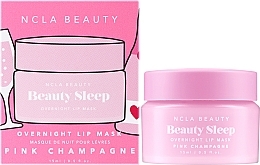 Нічна маска для губ - NCLA Beauty Beauty Sleep Overnight Lip Mask Pink Champagne — фото N2