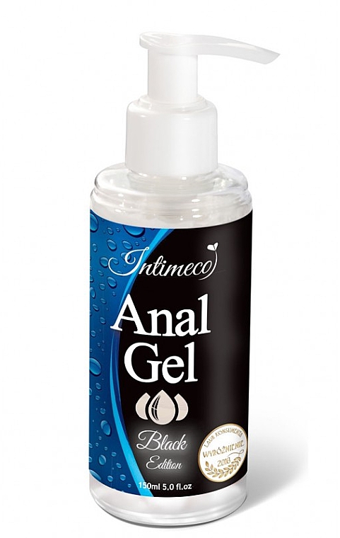 Увлажняющий анальный гель со смазывающими свойствами - Intimeco Anal Gel Black Edition — фото N1