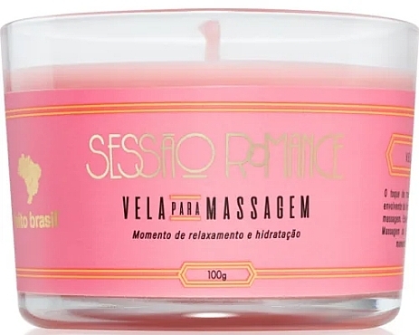 Парфумована свічка для романтичного масажу - Feito Brasil Sessao Romance Perfumed Candle for Romance Massage — фото N1