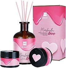 Парфумерія, косметика Набір - HiSkin Home Marshmallow Love (candle/2x50ml + diff/150ml)