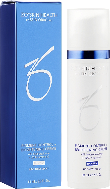 Крем для усиленного контроля пигментации кожи лица и тела - Zein Obagi Zo Skin Health Pigment Control + Brightening Creme