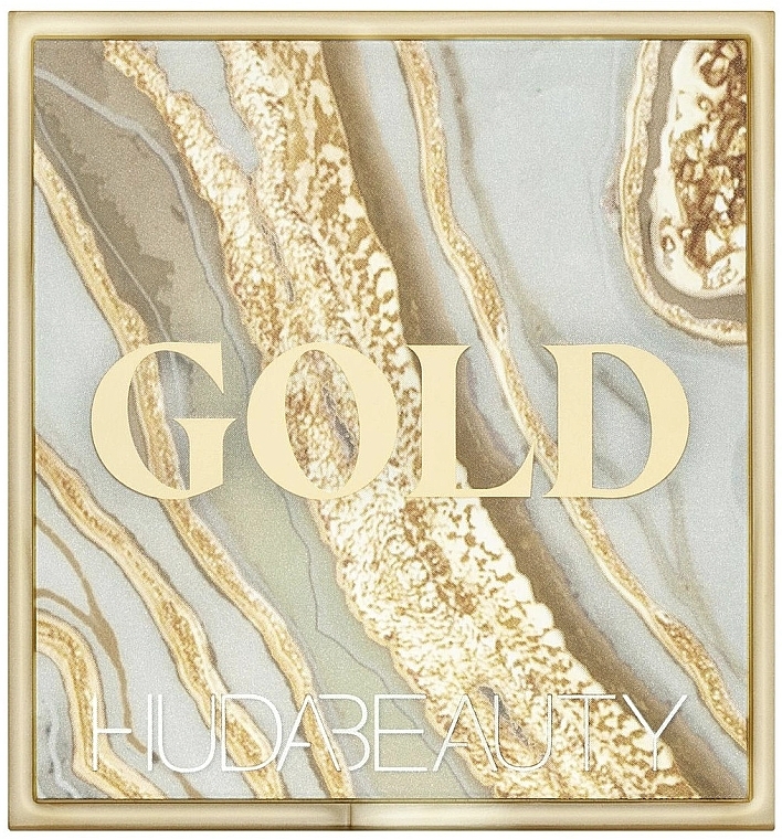 Палетка тіней для повік - Huda Beauty Gold Obsessions Palette — фото N1