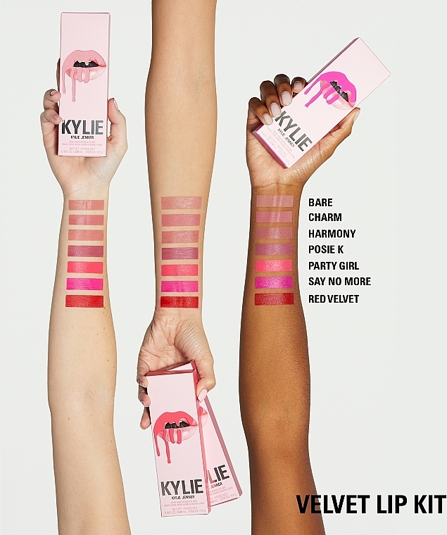 Набір для губ - Kylie Cosmetics Velvet Lip Kit (lipstick/3ml + lip/pencil/1.1g) — фото N4
