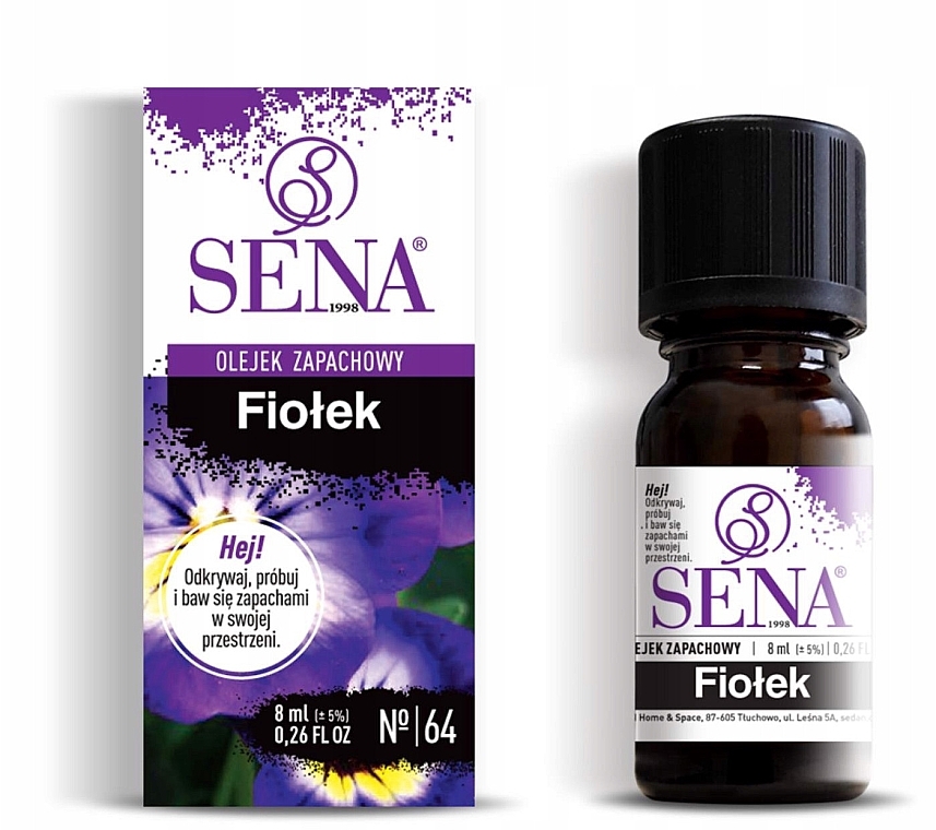 Ароматична олія "Фіалка" - Sena Aroma Oil №64 Violet — фото N1