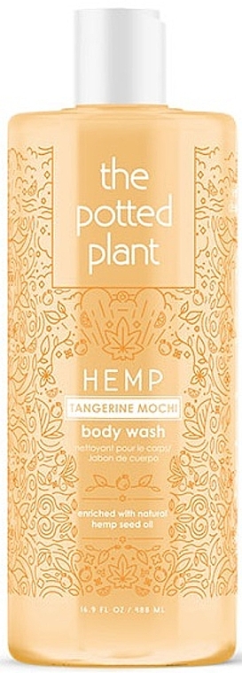 Гель для душа - The Potted Plant Hemp Tangerine Mochi Clean Beauty Body Wash — фото N1