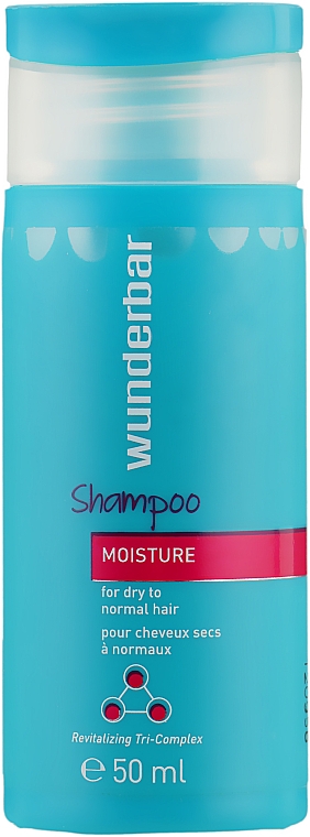 Шампунь увлажняющий для нормальных и сухих волос - Wunderbar Moisture Shampoo — фото N1