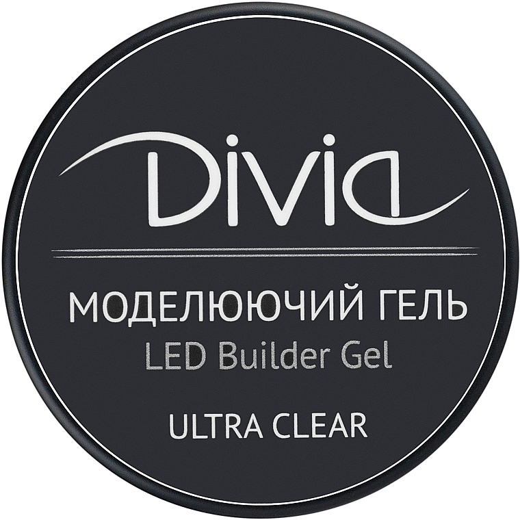 Гель моделирующий для ногтей, Di1105 - Divia LED Builder Gel — фото N2