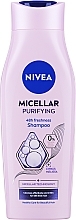 Духи, Парфюмерия, косметика Мицеллярный шампунь для ежедневного мытья головы - Nivea Micellar Purifying 48 Freshness Shampoo