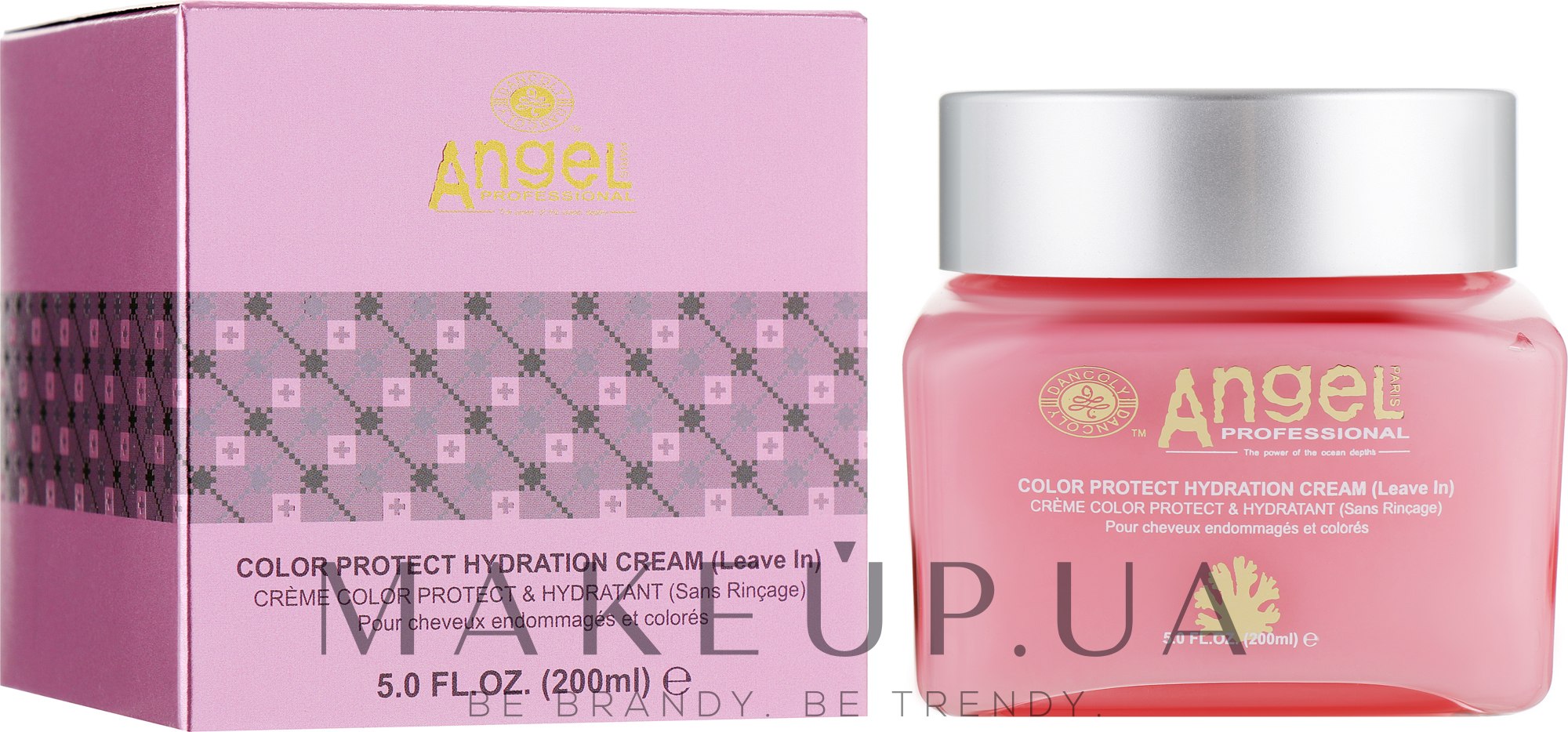 Зволожувальний крем для фарбованого волосся - Angel Professional Color Protect Cream — фото 200ml