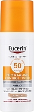 Тональный солнцезащитный гель-крем для лица - Eucerin Photoaging Control Tinted Sun Gel-Cream SPF50+ Medium — фото N2