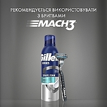 Охолоджувальна піна для гоління - Gillette Series Sensitive Cool — фото N7