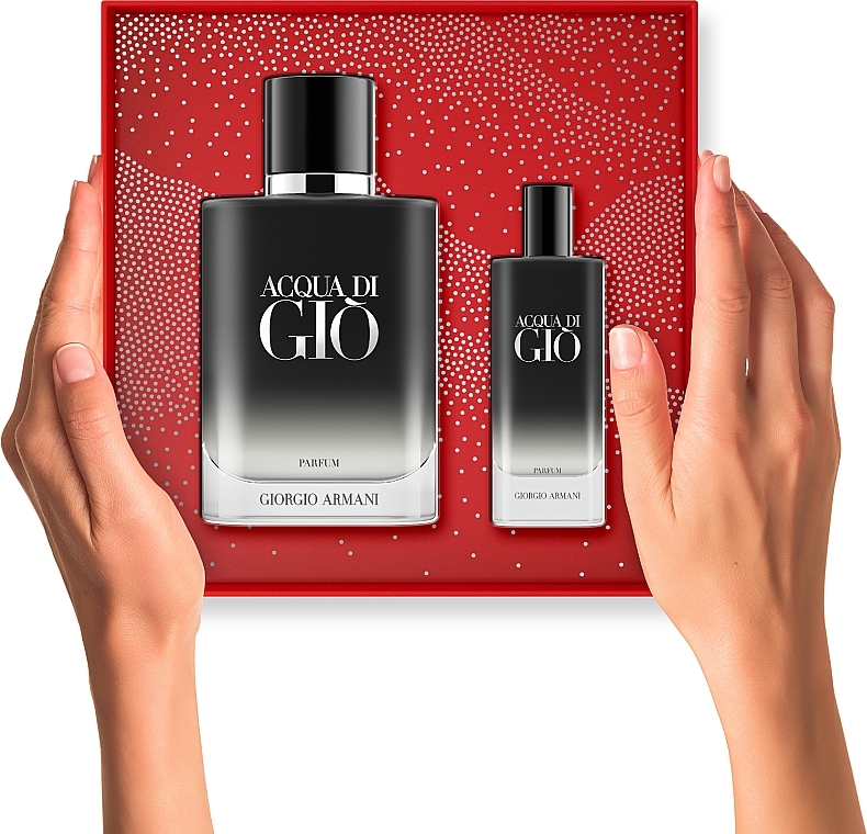 Giorgio Armani Acqua Di Gio Parfum - Набор (parfum/100ml + parfum/15ml) — фото N2