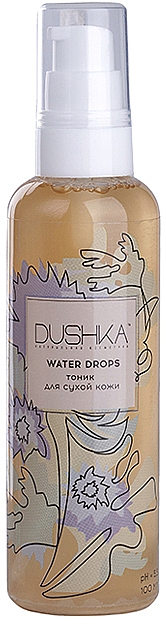 Тонік для сухої шкіри обличчя "Water drops" - Dushka — фото N1