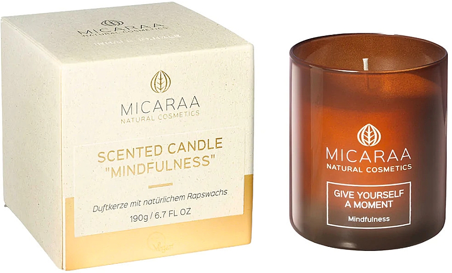 Ароматическая свеча - Micaraa Mindfulness Scented Candle — фото N2