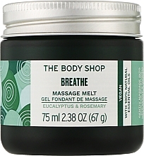 Массажный гель "Эвкалипт и розмарин" - The Body Shop Breathe Massage Melt — фото N1