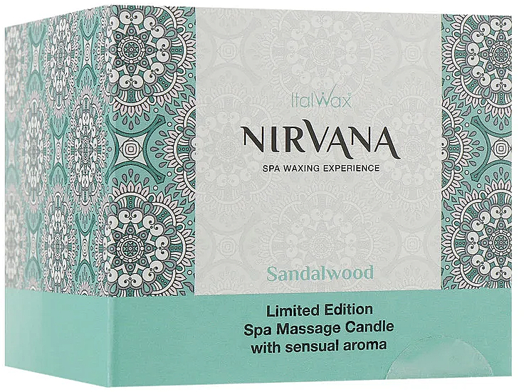 Ароматическая массажная свеча «Нирвана. Сандаловое дерево» - ItalWax Nirvana Sandalwood Spa Massage Candle
