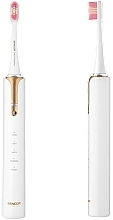 Парфумерія, косметика Електрична зубна щітка, біла - Sencor Electric Sonic Toothbrush SOC 4103GB