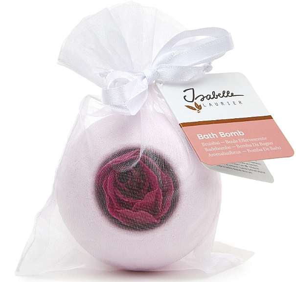 Бомбочка для ванни в мішечку з органзи "Rosa Rosa–Roses" - Isabelle Laurier Bath Bomb — фото N1
