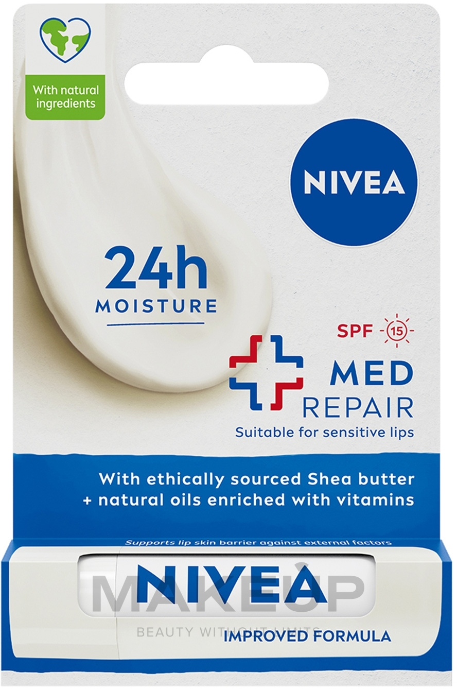 Бальзам-уход для губ - NIVEA Med Repair SPF15 — фото 4.8g