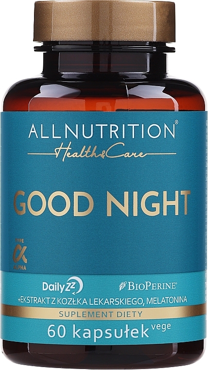 Дієтична добавка для підтримки сну - Allnutrition Health & Care Good Night — фото N1