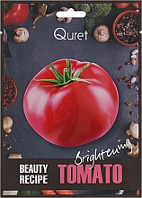 Парфумерія, косметика Маска освітлювальна - Quret Beauty Recipe Mask Tomato Brightening