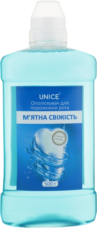 Ополіскувач для порожнини рота "М'ятна свіжість" - Unice Mint Oral Rince — фото N1