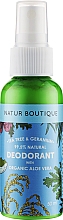 Дезодорант с органическим чайным деревом, алоэ и геранью - Natur Boutique Tea Tree Geranium Aloe Vera Deodorant — фото N1