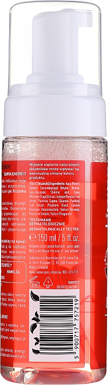 Очищувальна пінка для обличчя - Lirene Dermo Program Acai&Guarana Foam — фото N2