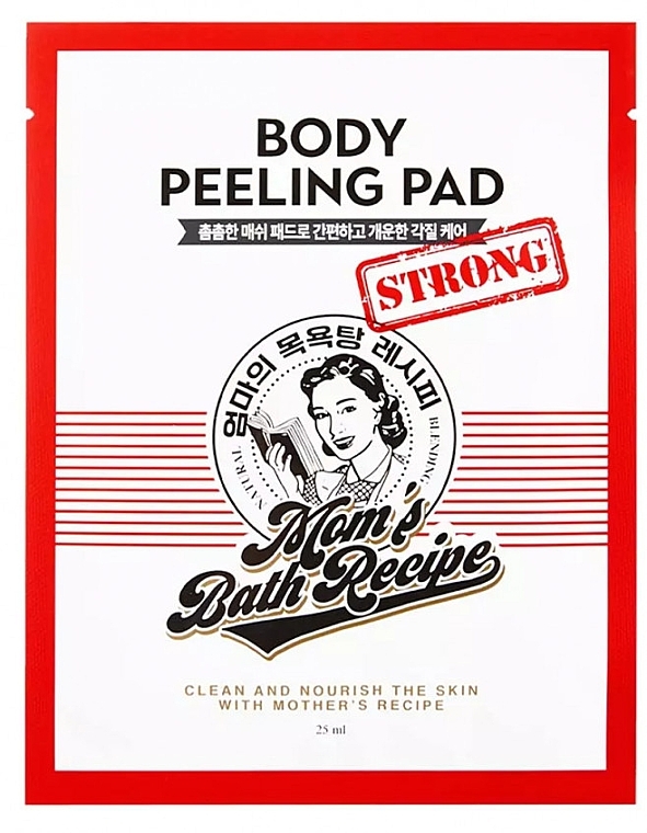 Пілінг для тіла - Mom's Bath Recipe Body Peeling Pad Strong — фото N3