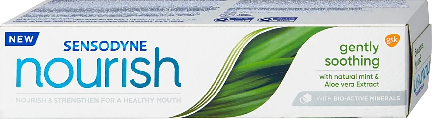 Біоактивна зубна паста з фтором - Sensodyne Nourish Gently Soothing — фото N1