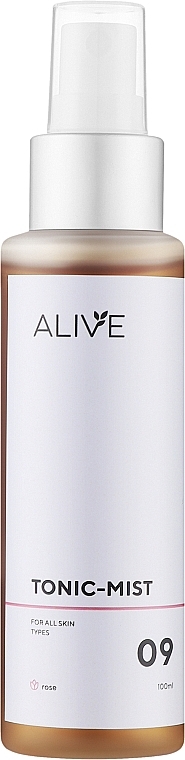 Тонік-міст для всіх типів шкіри - ALIVE Cosmetics Tonic-Mist 09 — фото N2