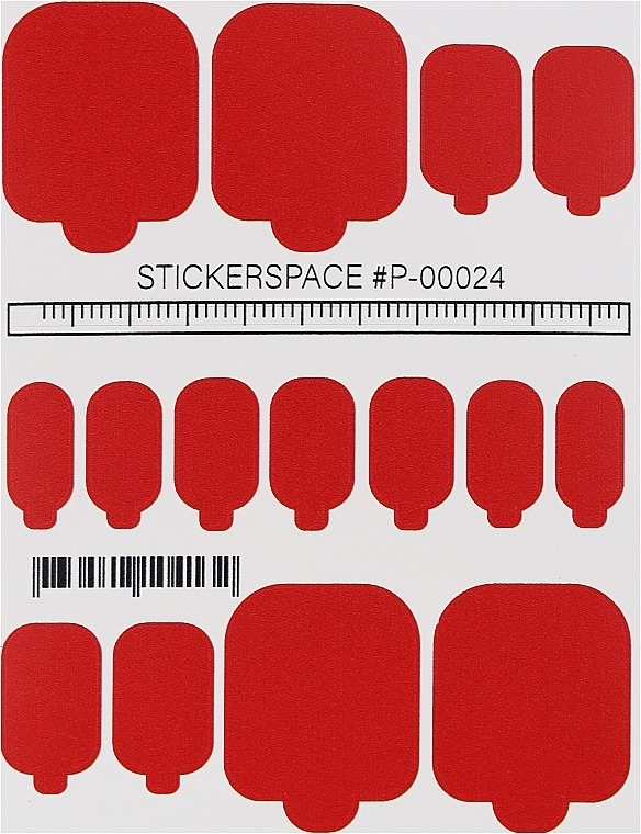 Дизайнерские наклейки для педикюра "Wraps P-00024" - StickersSpace — фото N1