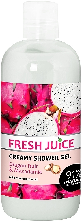 Крем-гель для душа "Драконов фрукт и Макадамия" - Fresh Juice Energy Mix Dragon Fruit & Macadamia