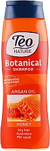 Парфумерія, косметика Шмпунь для сухого волосся - Teo Nature Botanica Shampoo Honey & Argan Oil