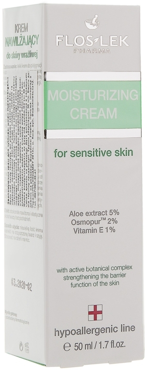 Зволожувальний для чутливої шкіри - Floslek Moisturizing Cream For Sensitive Skin