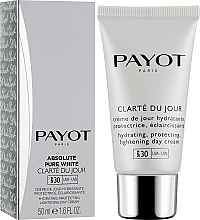 Дневной защитный крем - Payot Absolute Pure White Clarte du Jour SPF30 — фото N2