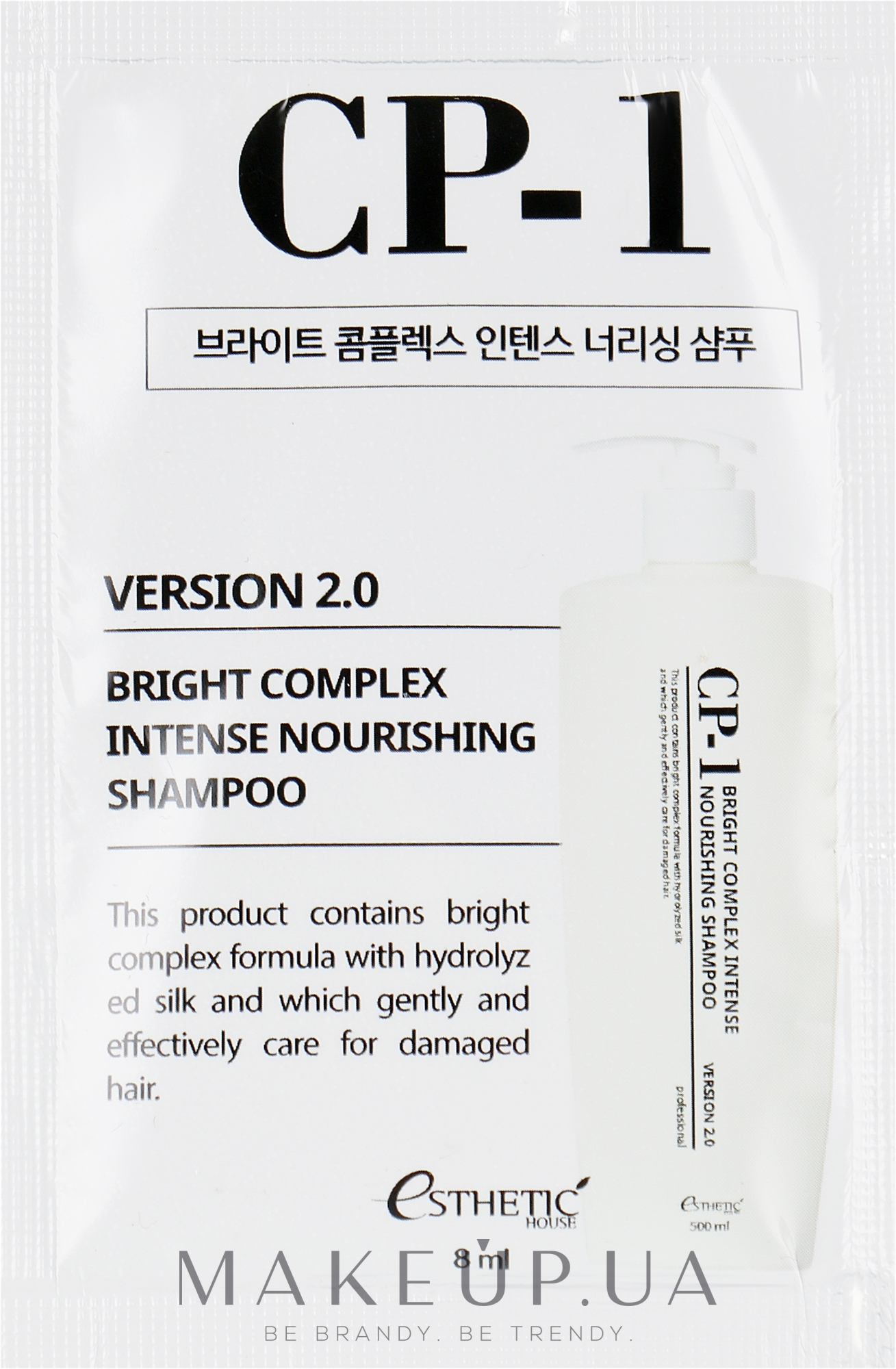 Протеїновий шампунь з колагеном - Esthetic House CP-1 Bright Complex Intense Nourishing Shampoo (пробник) — фото 1x8ml