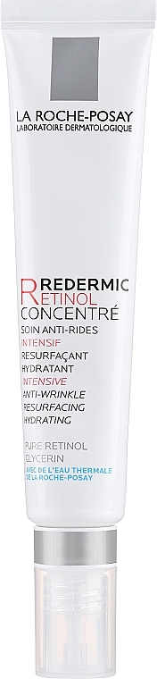 Інтенсивний антивіковий корегуючий зволожуючий концентрат для чутливої шкіри обличчя - La Roche-Posay Redermic Retinol Concentrate