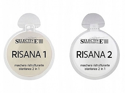 Двухкомпонентная маска для волос - Selective Professional Risana — фото N2