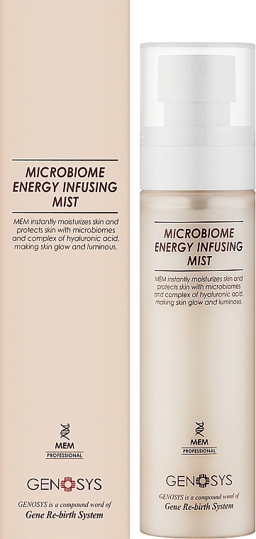 Відновлювальний спрей для обличчя - Genosys Microbiome Energy Infusing Mist — фото N2