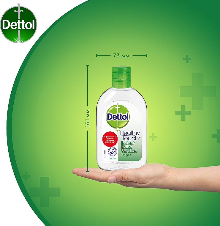 Антисептик для дезинфекции рук - Dettol Original Healthy Touch Instant Hand Sanitizer — фото N6