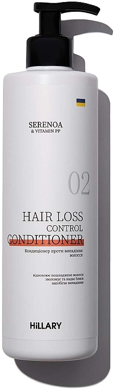 Кондиціонер проти випадання волосся - Hillary Serenoa Vitamin РР Hair Loss Control — фото N4