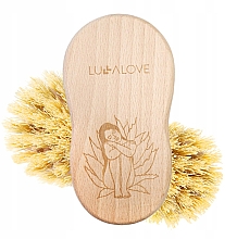 Щетка для тела "Мать природа" - LullaLove Tampico Sharp Brush for Dry Massage Mother Nature Limited Edition — фото N2