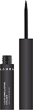 Рідка підводка для повік - LAMEL Make Up Liquid Long-Lasting Eyeliner With Hard Brush — фото N2