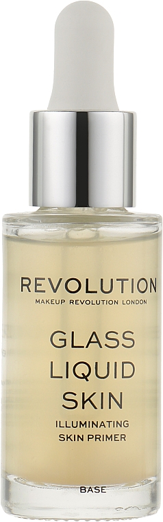 Жидкая сыворотка-праймер для кожи - Makeup Revolution Glass Liquid Skin Primer Serum 