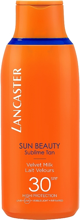 Молочко для тела солнцезащитное - Lancaster Sun Beauty Velvet Tanning Milk SPF 30 — фото N1