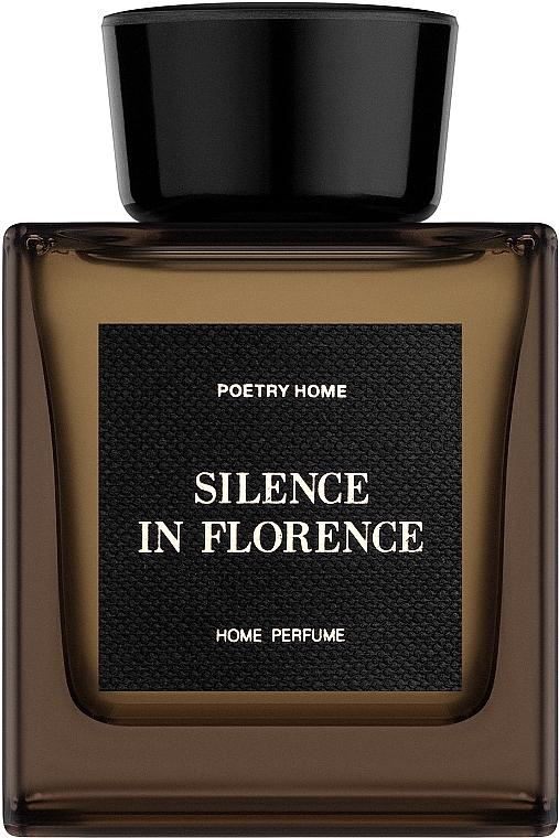 Poetry Home Silence In Florence Black Square Collection - Парфюмированный диффузор — фото N1