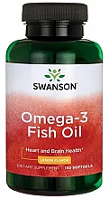 Дієтична добавка "Омега-3", зі смаком лимона - Swanson Omega-3 Fish Oil Lemon Flavour 1000mg — фото N2